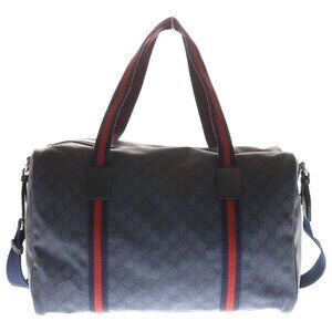 Gucci GG Supreme Duffle Navy